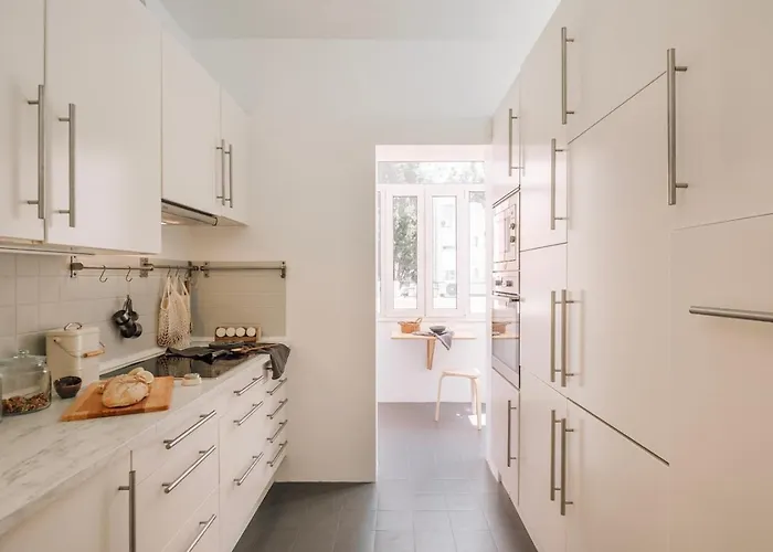 아파트 Lansac - 3 Bedrooms And Office In Arroios 리스본